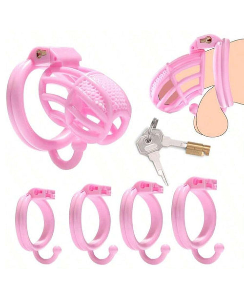 Honeycomb Chastity Lock Birdcage for Men