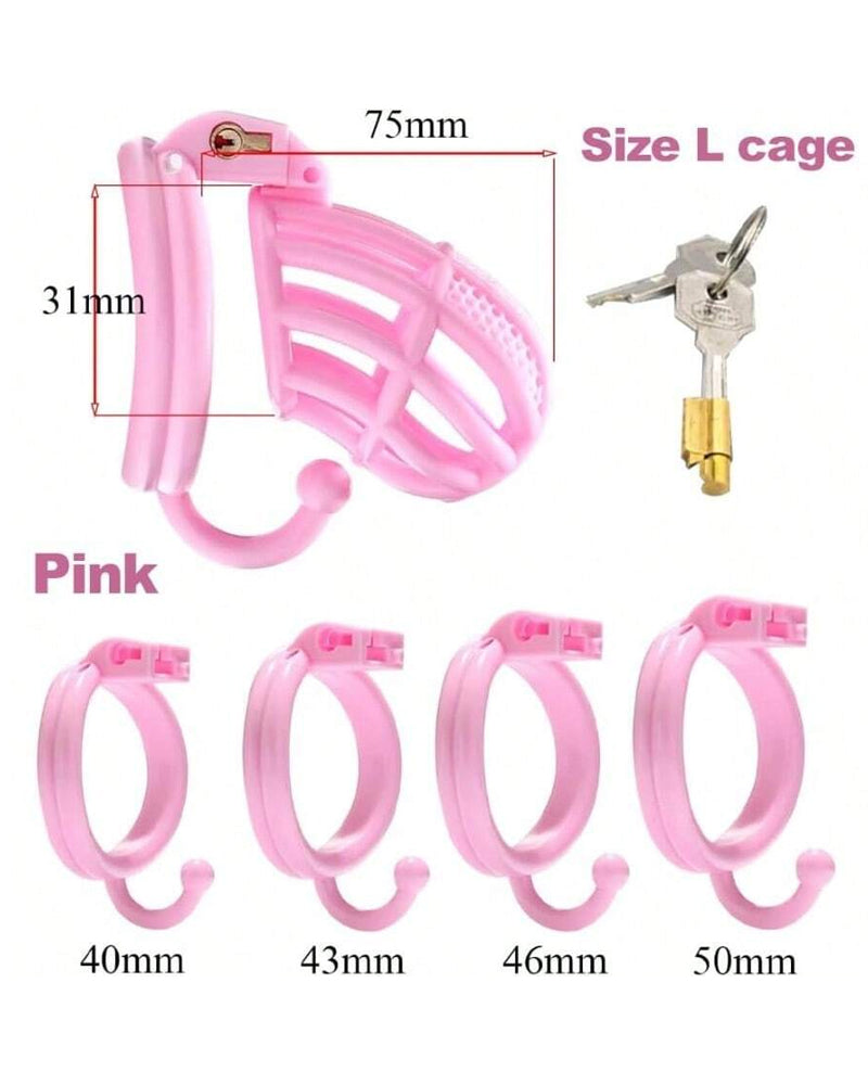 Honeycomb Chastity Lock Birdcage for Men