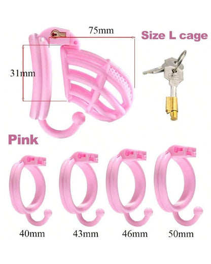 Honeycomb Chastity Lock Birdcage for Men