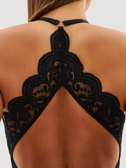 Lila Embroidered Bodysuit