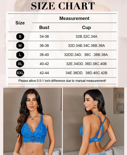 Lace Bralettes Wireless Bras