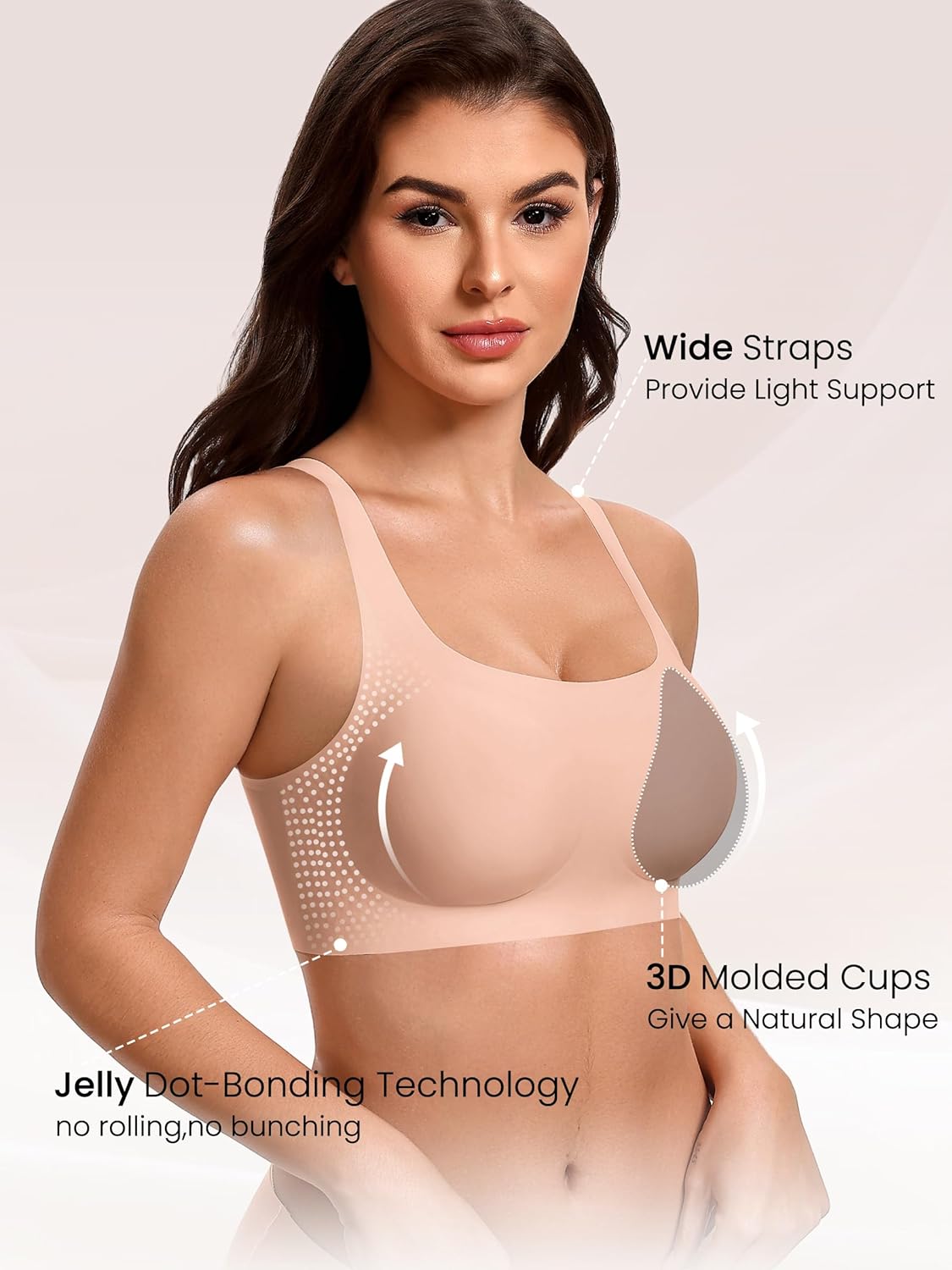 Wireless Bra No Underwire Jelly Bras