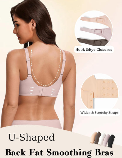 No Underwire Bras Full Coverage Wireless Bra