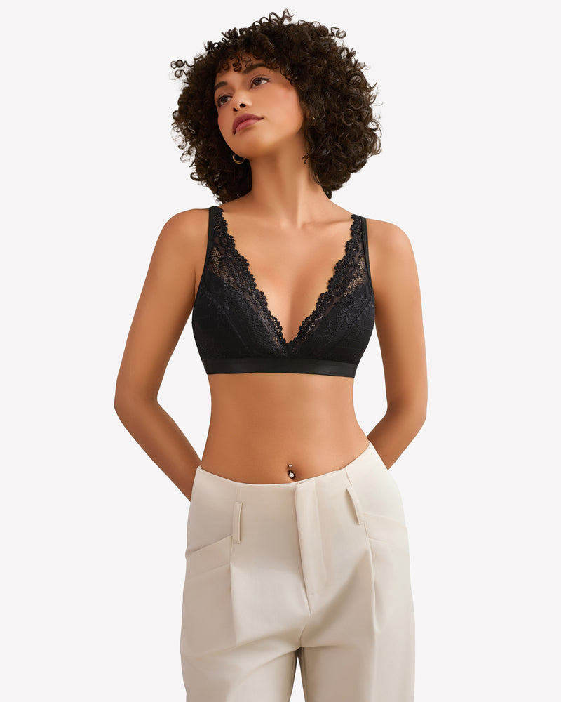 Lace Wireless Bralette Bras