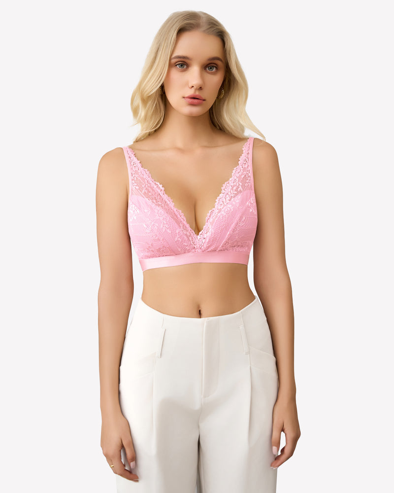 Lace Wireless Bralette Bras