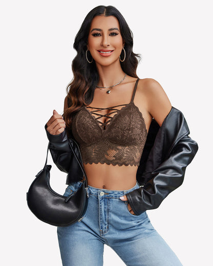 V Neck Lace Camisole Y2K Tank Top
