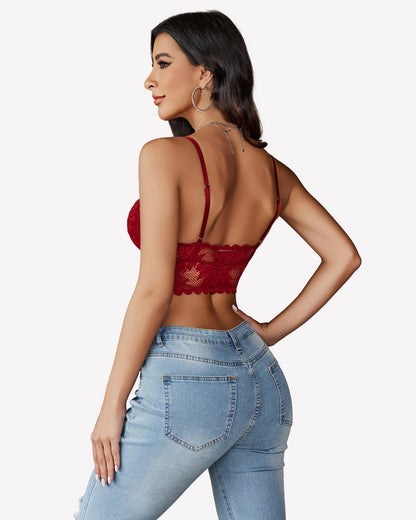 V Neck Lace Camisole Y2K Tank Top