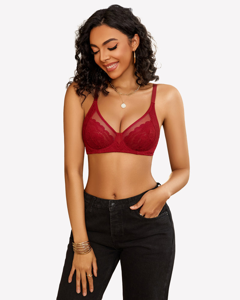 Lace Push Up Bralettes Bras