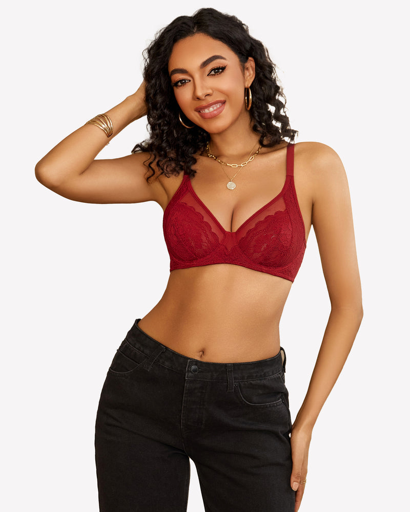 Lace Push Up Bralettes Bras