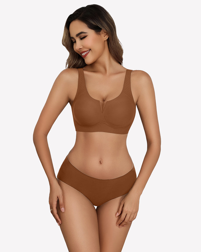 Seamless Deep V Comfort Bra
