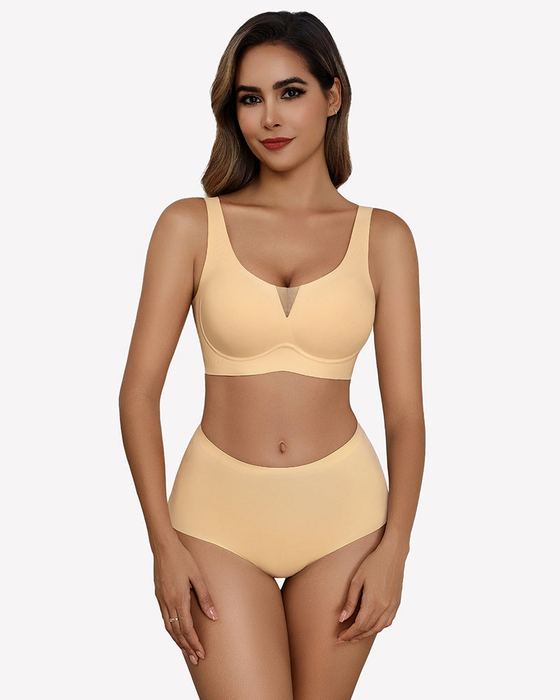 Seamless Deep V Comfort Bra