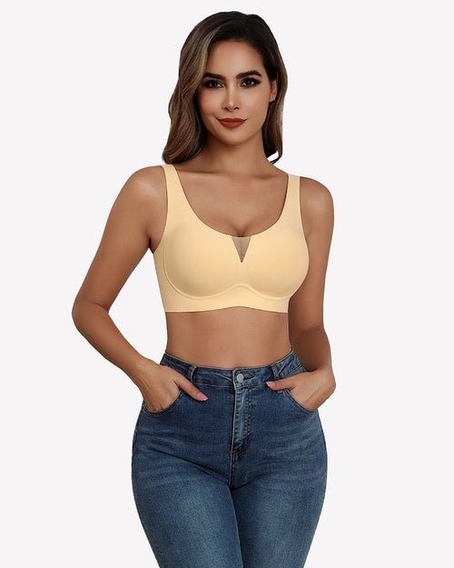 Seamless Deep V Comfort Bra