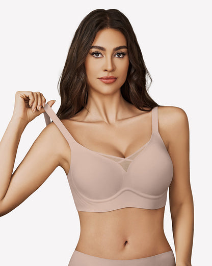 Mesh Bralette Seamless Push Up Bras
