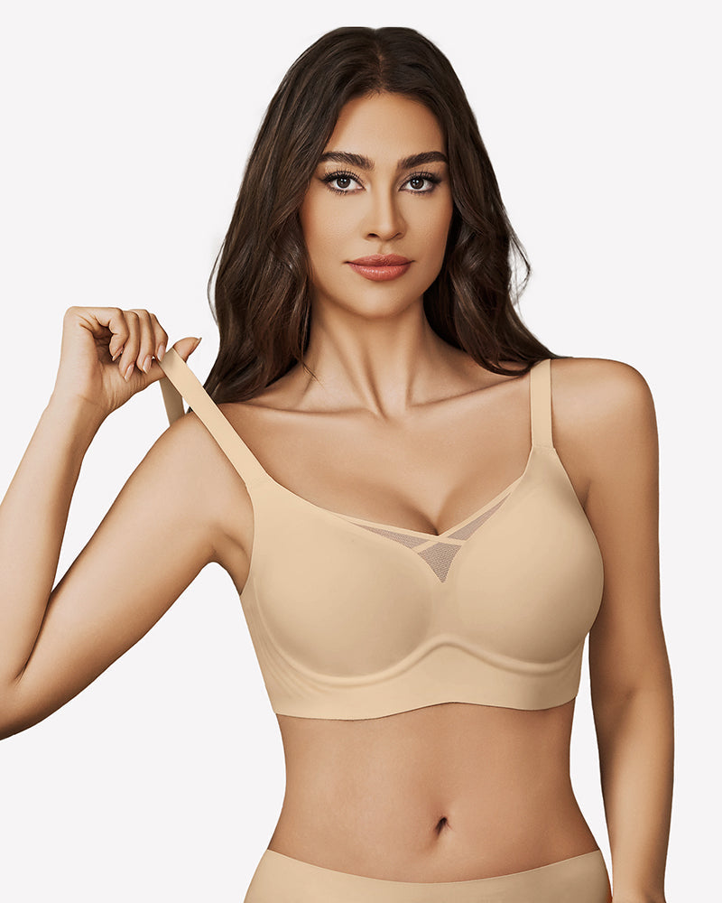 Mesh Bralette Seamless Push Up Bras