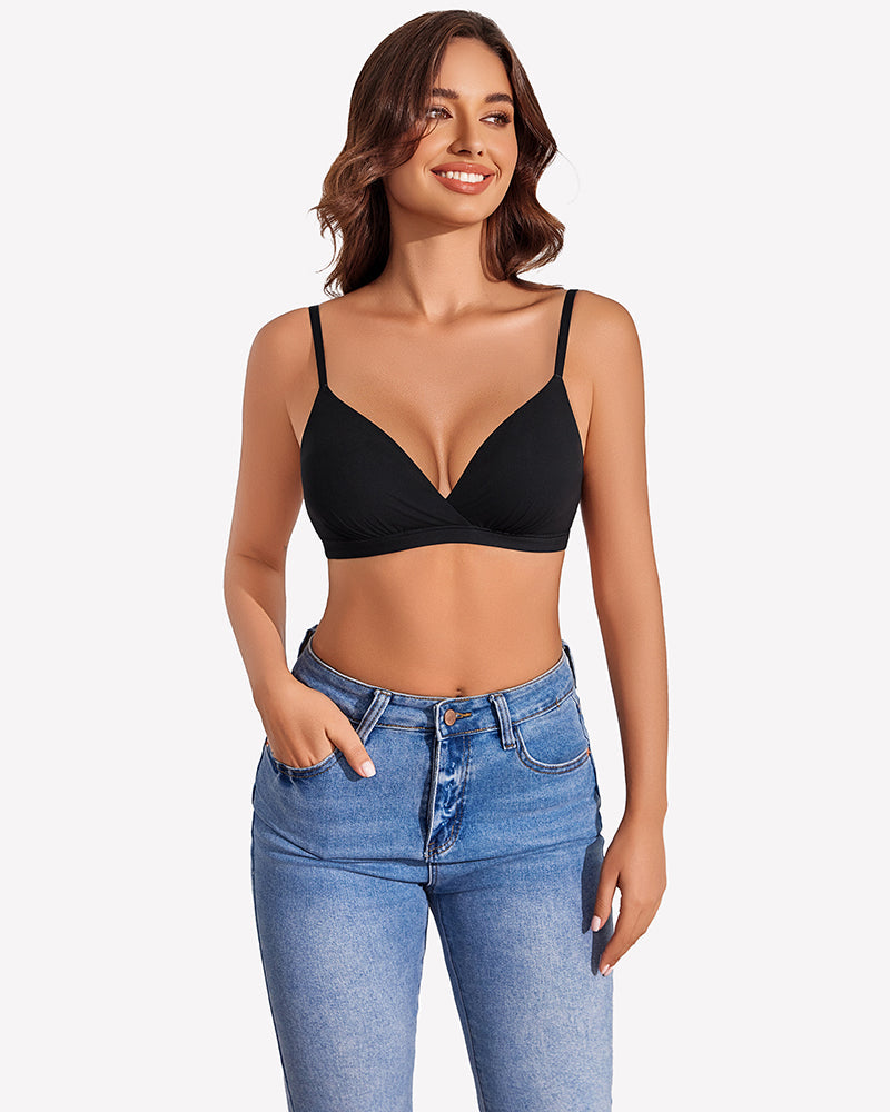 Wireless Plunge Unpadded Bras