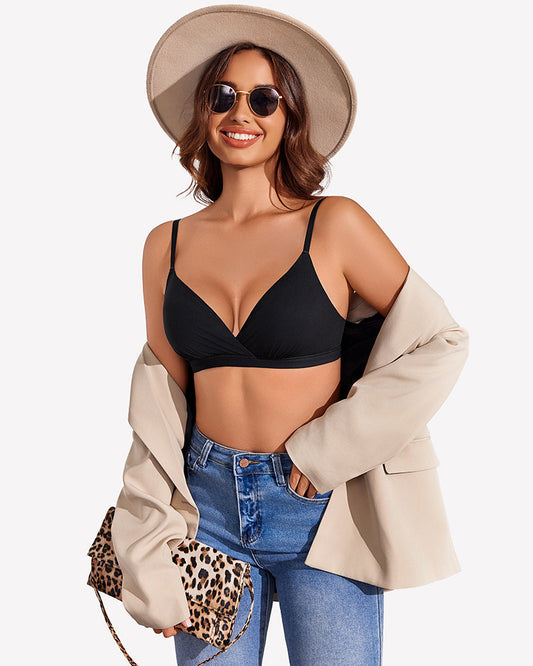 Wireless Plunge Unpadded Bras