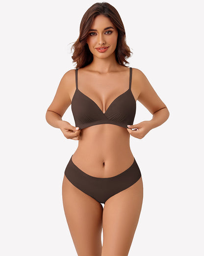 Wireless Plunge Unpadded Bras