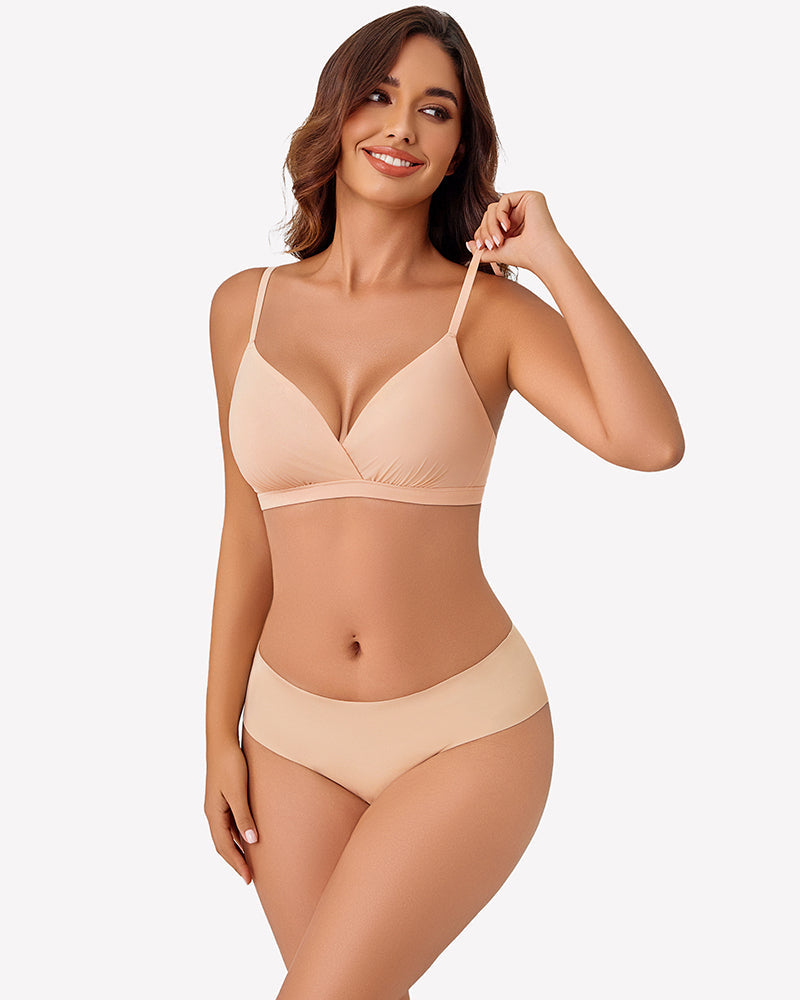 Wireless Plunge Unpadded Bras