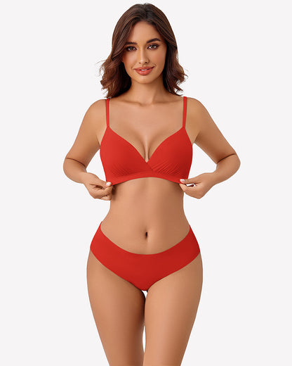 Wireless Plunge Unpadded Bras