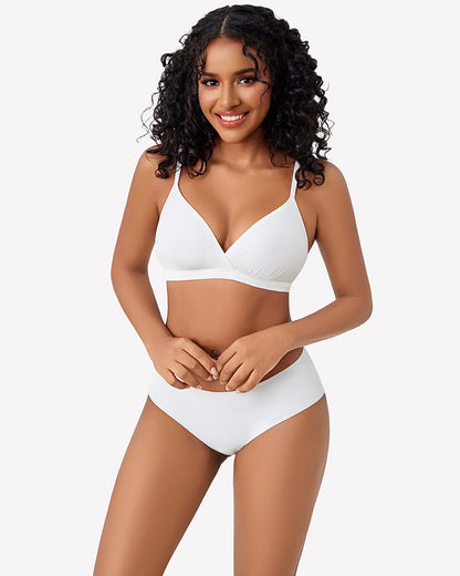 Wireless Plunge Unpadded Bras
