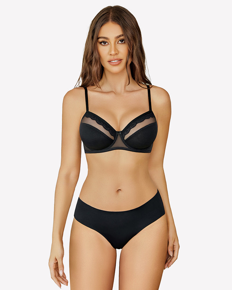 Lace Bralettes with Underwire Bras