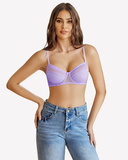 Lace Bralettes with Underwire Bras