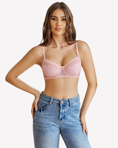 Lace Bralettes with Underwire Bras