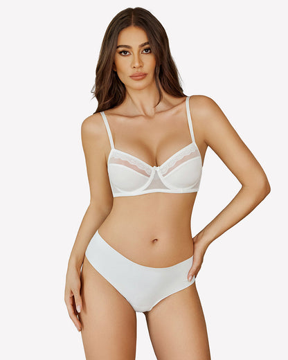 Lace Bralettes with Underwire Bras