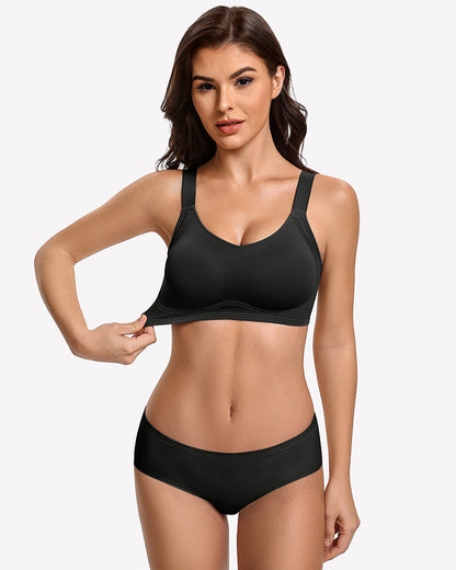 Jelly Bras No Underwire Wireless Push Up Bra