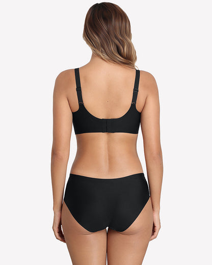 V Neck Wireless Bra Lifting Sexy Mesh Bra