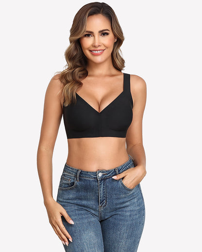 No Underwire Front Closure Bra Seamless Bralette