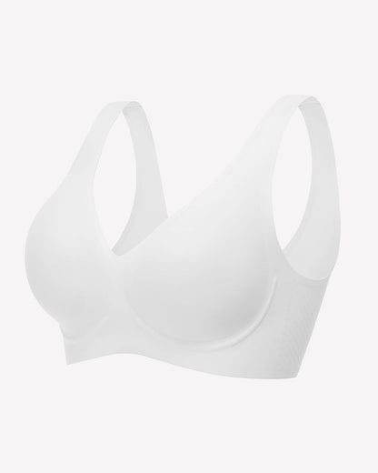 Seamless Bralette Full Coverage V Neck Bras