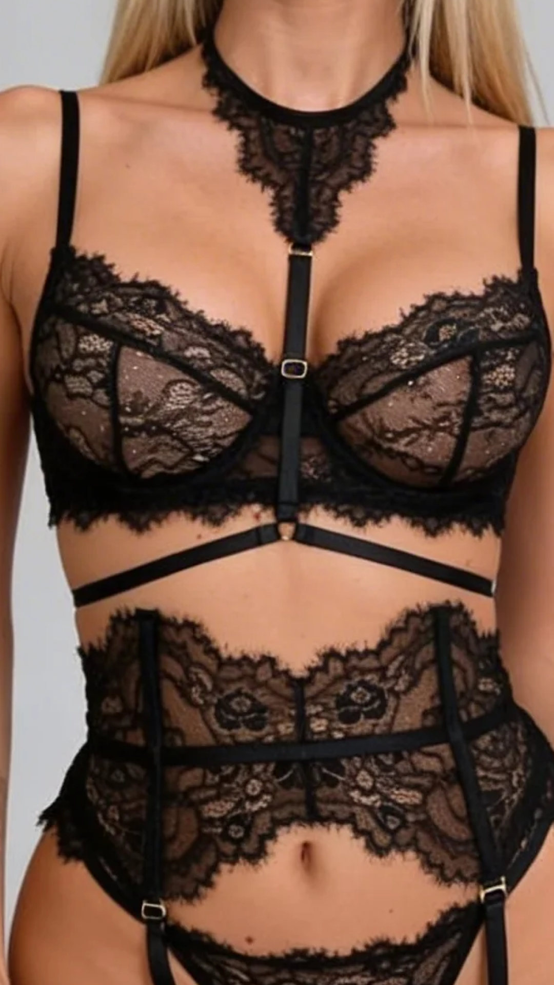 Sofia 4-Piece Lingerie Set