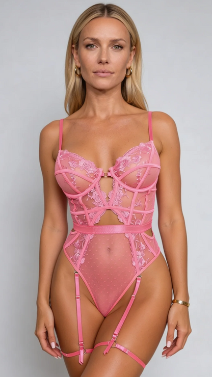 Sculpting Lace Bodysuit