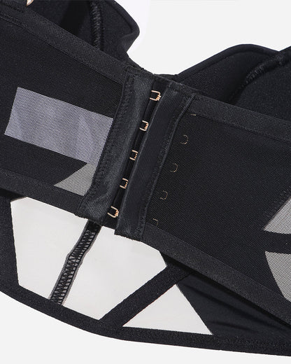 Push Up Mesh Hollow Bra