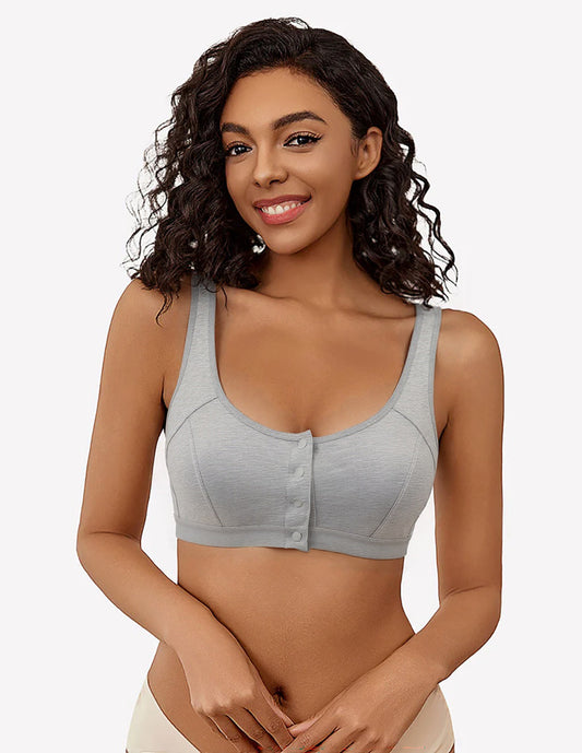 Front Clasp Non-Wired Bra
