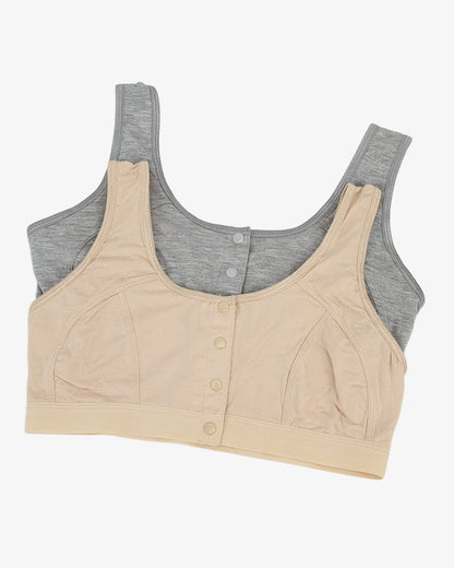 Front Clasp Non-Wired Bra